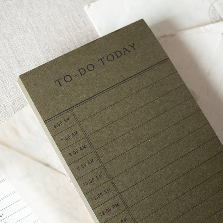 Utility House Design Co. - Wholesale Notepad - To Do Today