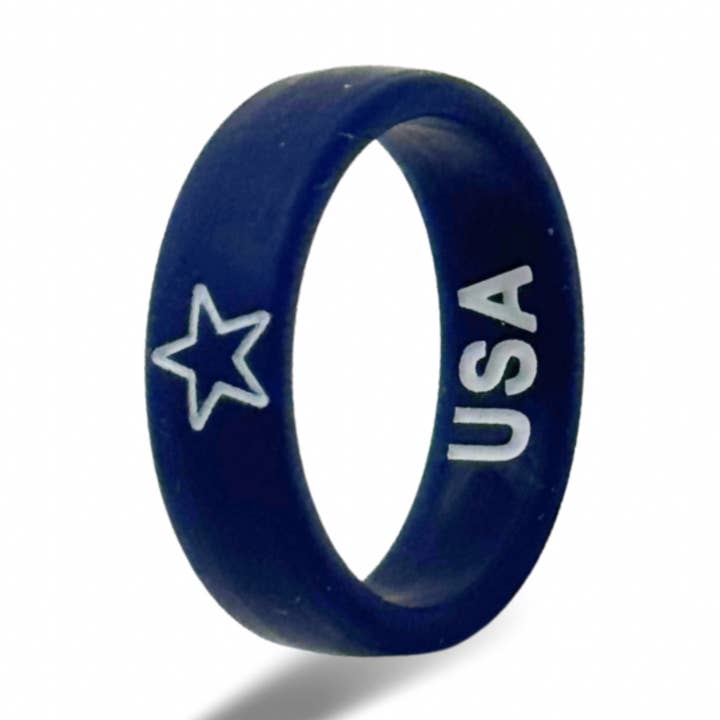Flip Reversible Navy star / USA ring for wholesale by Flip Rings