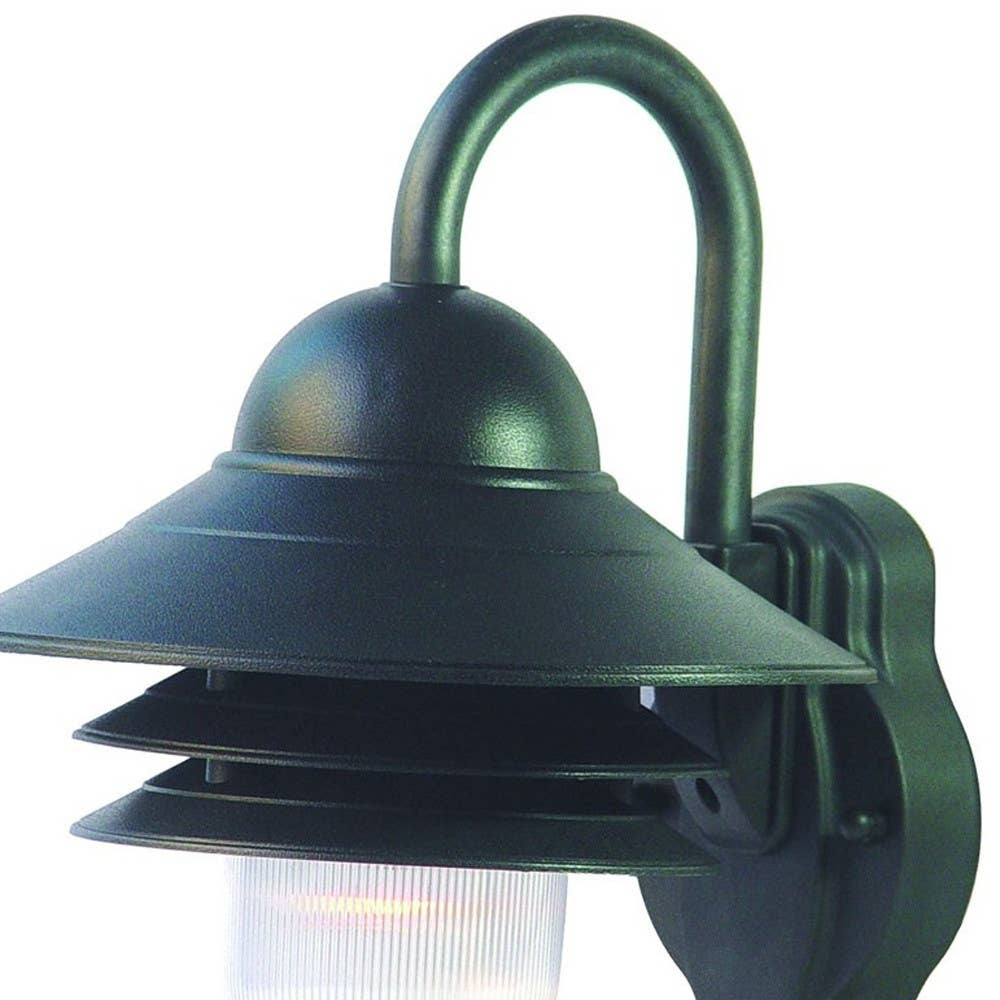 HomeRoots - Wholesale Outdoor/Lawn Light - Matte Black Motion Sensor Outdoor Wall Light2