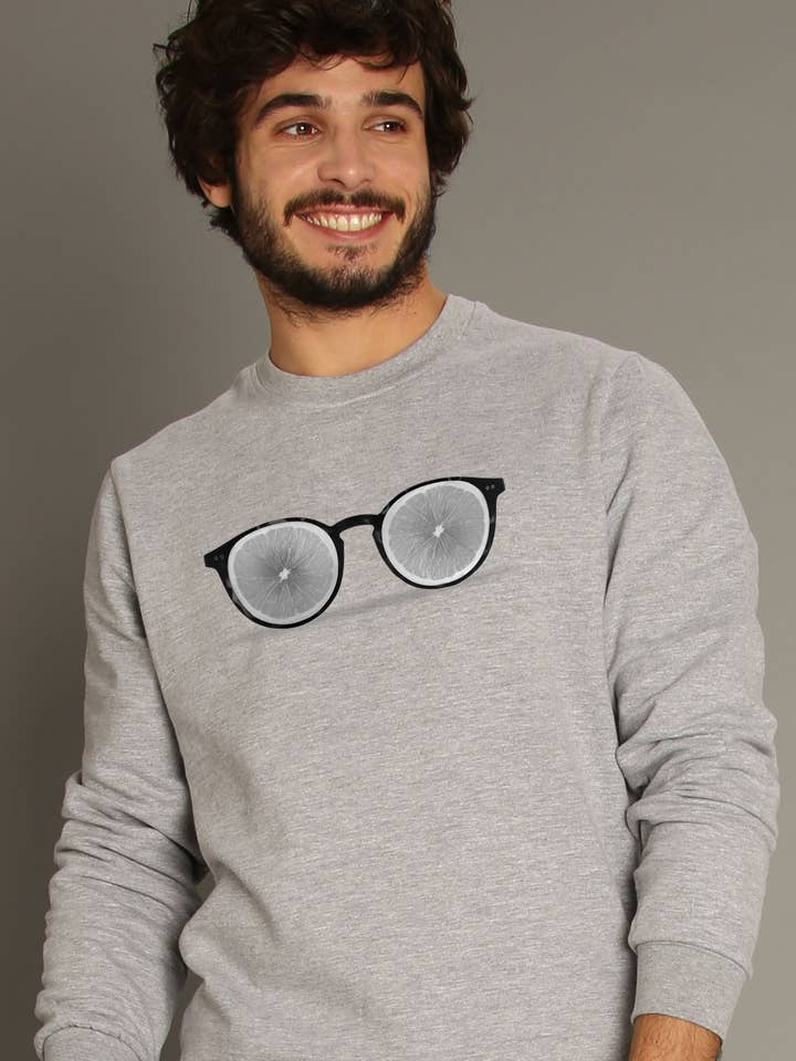 SWEAT GRIS CHINE HOMME VITAMIN SEE pour la vente par Wooop