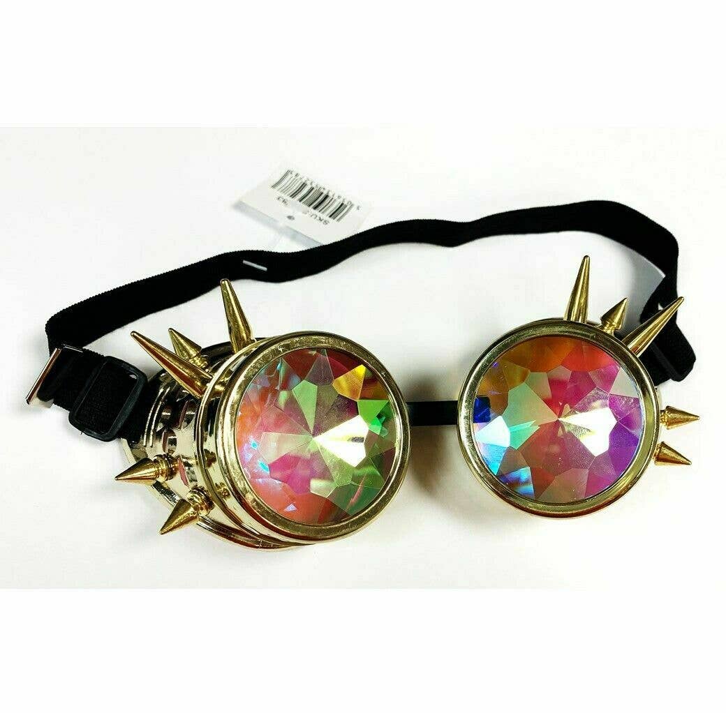 Stylex Party - Vendita all'ingrosso Occhiali da vista - Unisex - Occhiali retrò vintage steampunk neri con punte in stile gotico10