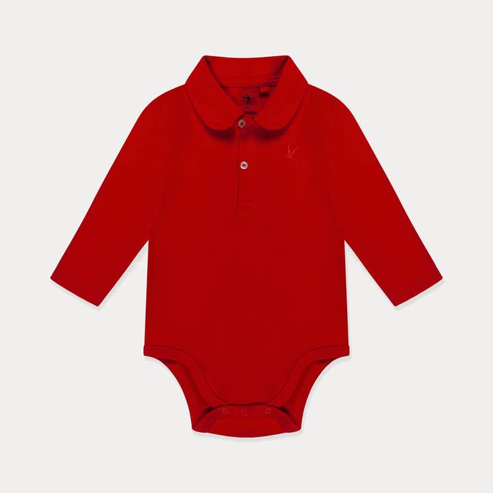 Mini Wardrobes - Wholesale Bodysuit (non-footed) – Baby - Baby Polo Shirt, Baby Polo Bodysuit, Cotton Long Sleeve