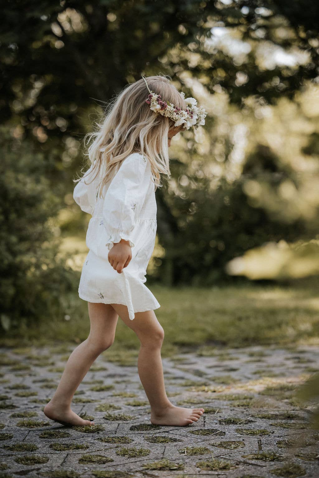 Annie & Charles – wholesale Dress – Baby – Annie&Charles® Baby Bloomer/dress with collar SPRING FLOWERS5