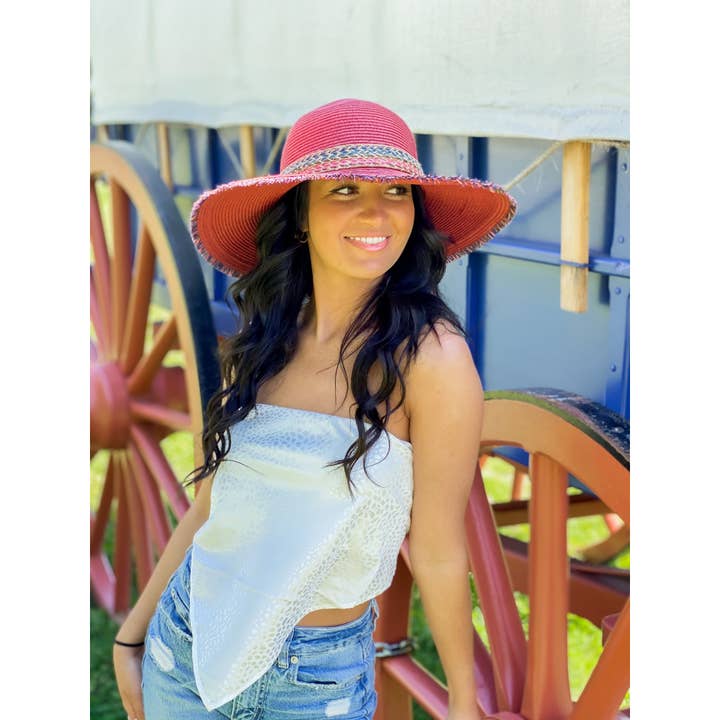 C.C Beanie - Wholesale Straw Hat - Women's - Braided Hat ST306