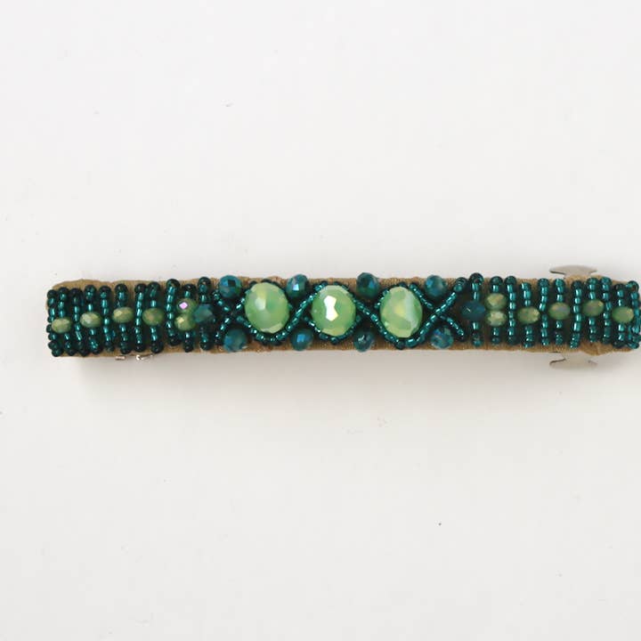 Kimono Clips - Wholesale Barrette - Women's - Crystal Beaded Barrette set of 23