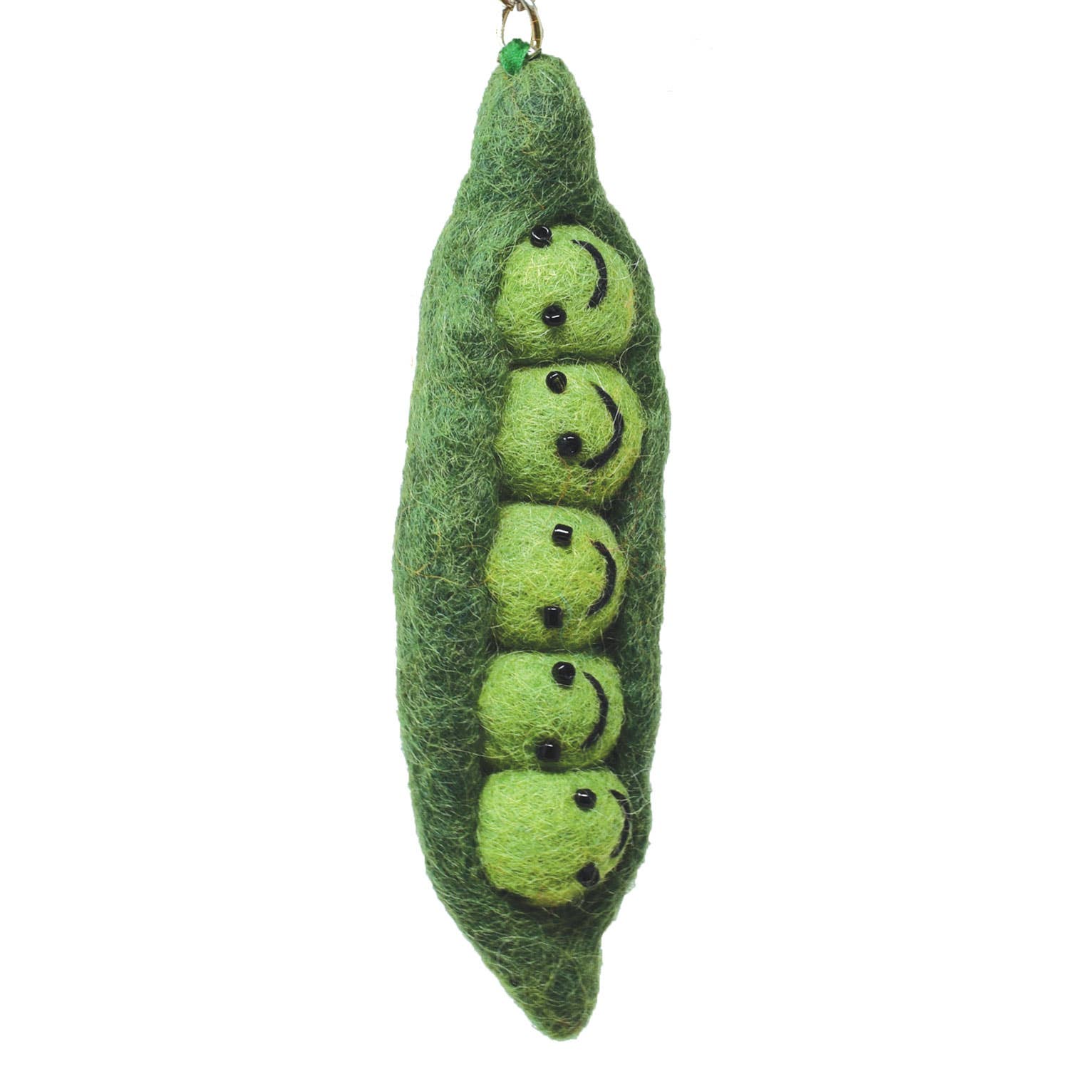 Black Yak Ltd - Wholesale Keychain - Unisex - Felt Keychain - Peas In A Pod Felt Keyring3
