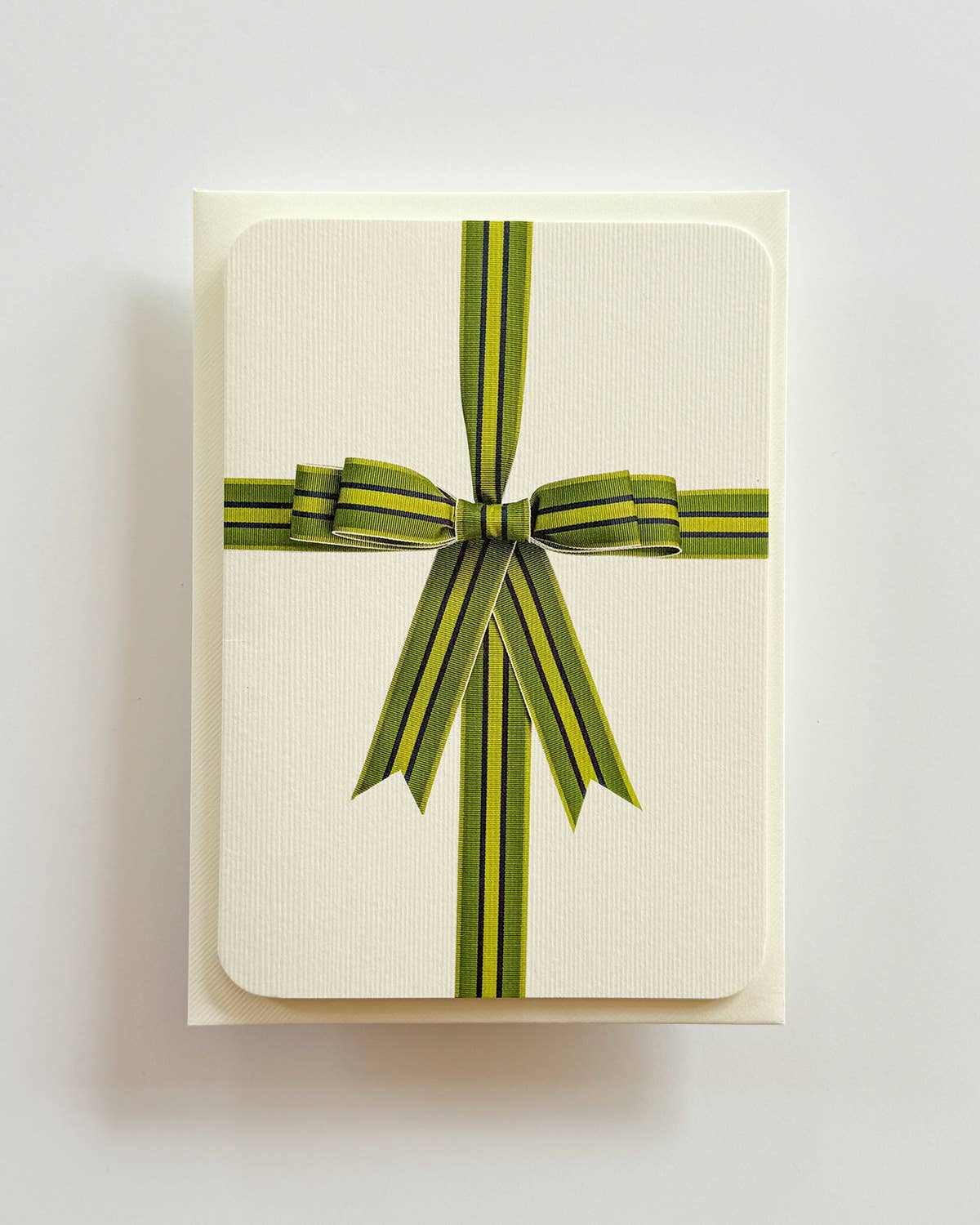 Canonbury Press - Wholesale Birthday Card - Green Bow Greeting Card | Birthday Card | Luxury Cards1