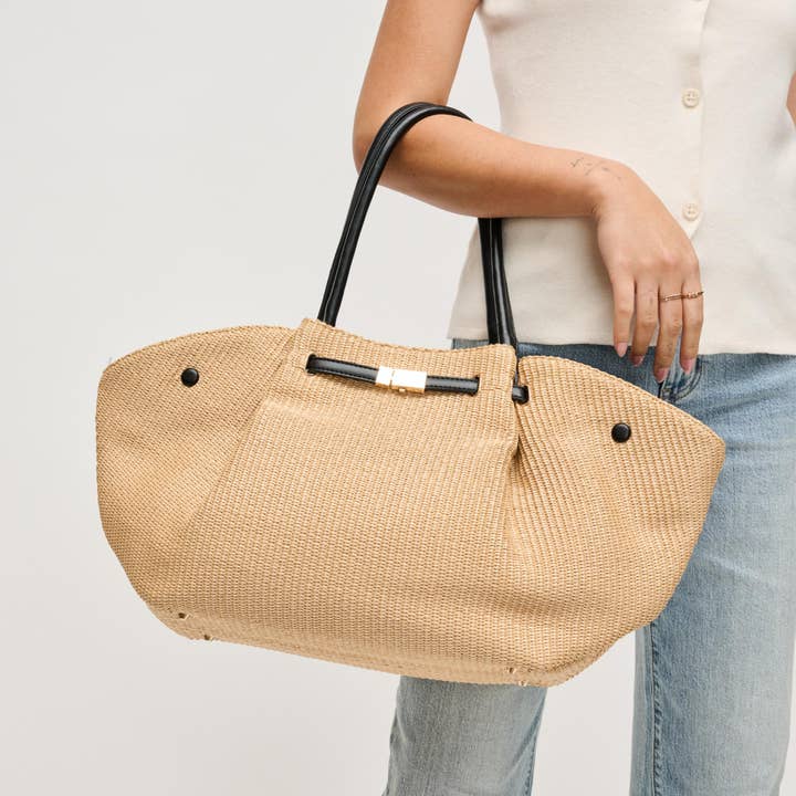 Kaia - Straw Tote for wholesale by Urban Expressions