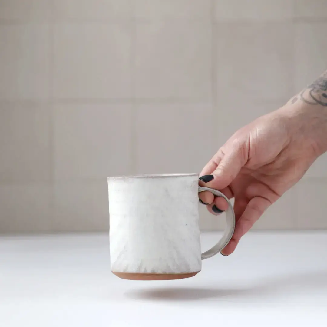 Gravesco Pottery - Wholesale Coffee Mug - Smooth Handmade Pottery Mug | Minimalist Coffee Cup 2