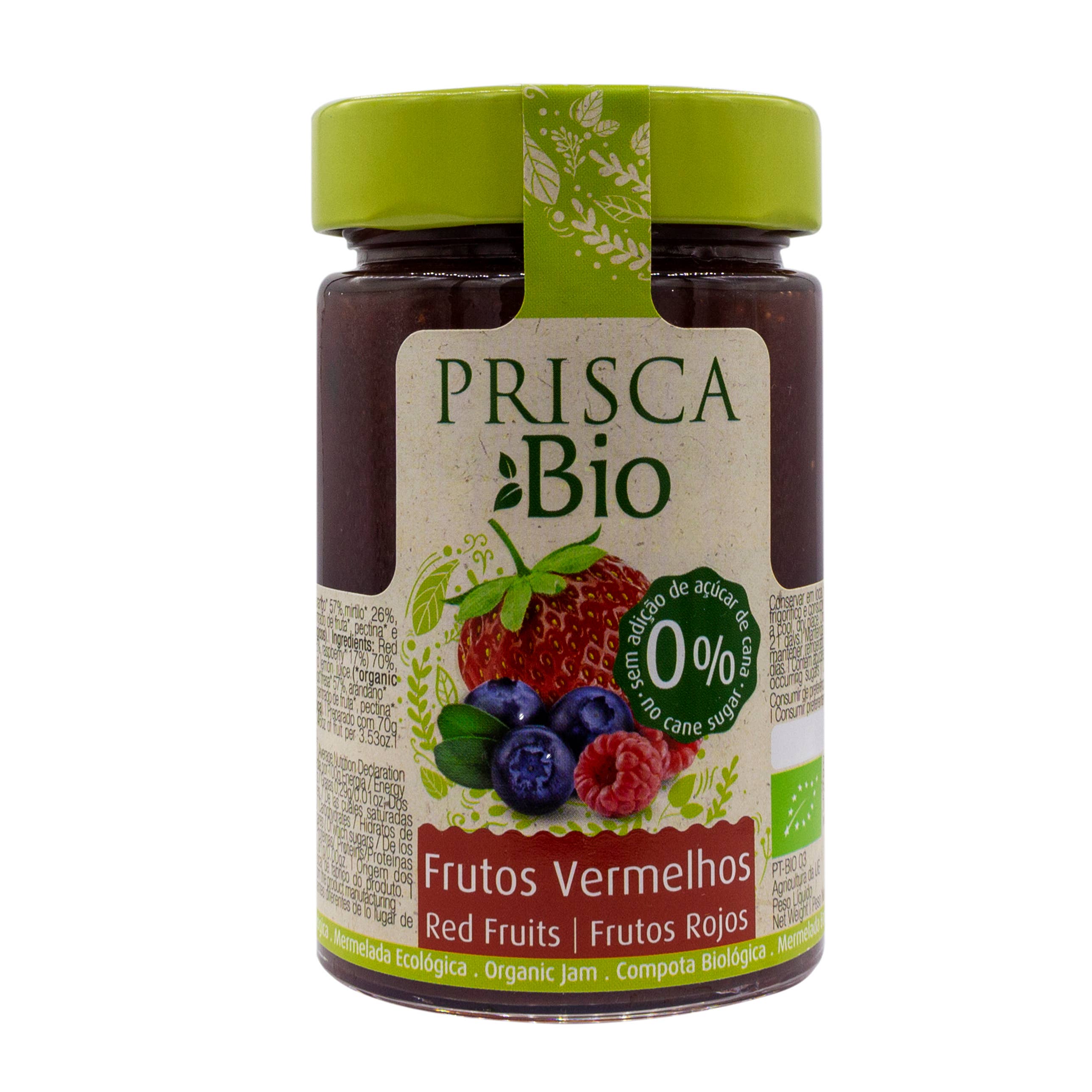 Casa da Prisca - Venta al por mayor Mermelada/gelatina - Caramelo 100% orgánico de frambuesa, frutos rojos y fresa3
