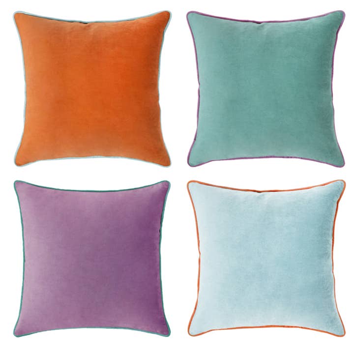 Monteverde Pillow Covers (4-Pack) - Purple/Teal for wholesale by Monday Moose