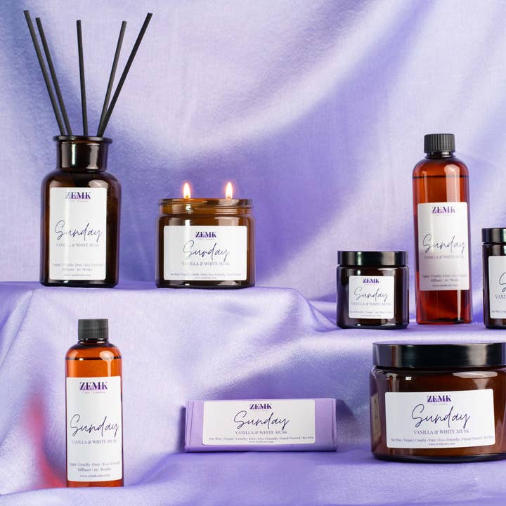 Sunday - Vanilla & White Musk for wholesale by ZEMK Care | London
