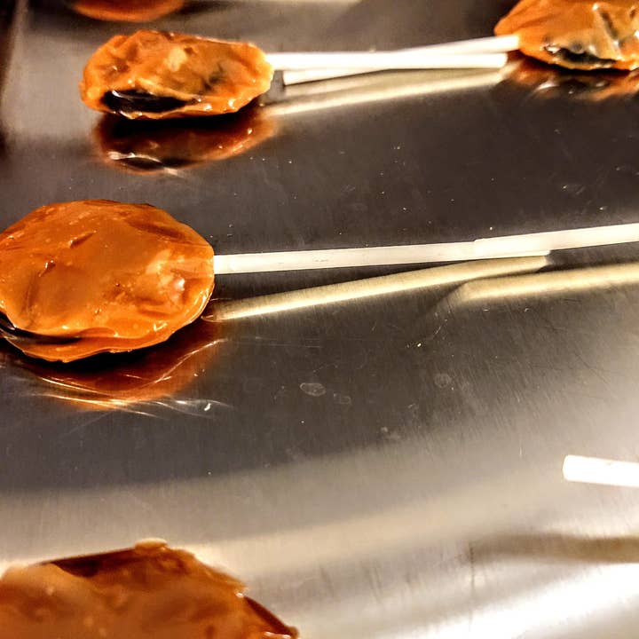 The Freeze Dried Candy Store - Wholesale Hard Candy - Freeze Dried Caramel Apple Pops1