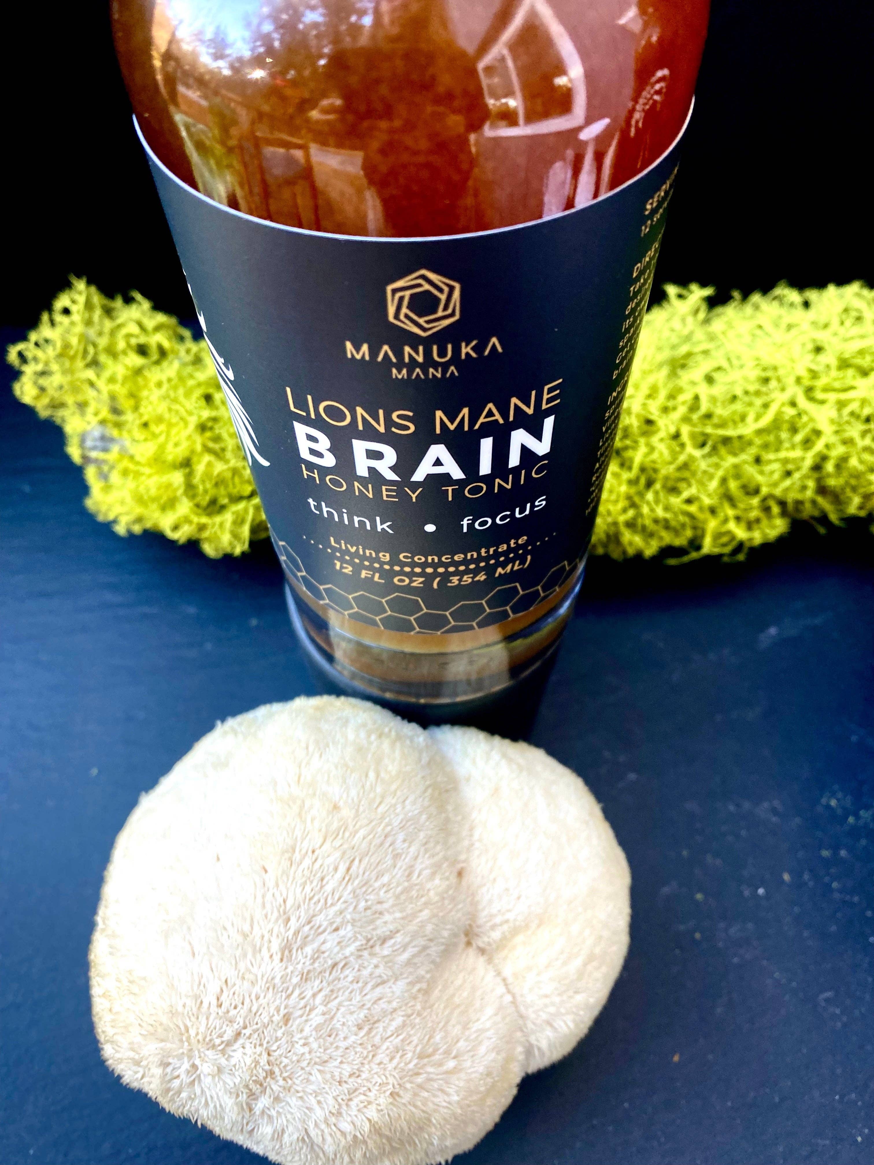 Manuka Mana - Wholesale Wellness Juice/Tonic - Lions Mane BRAIN Honey Tonic2