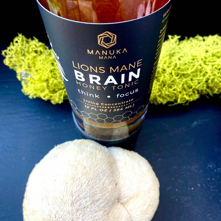 Manuka Mana - Wholesale Wellness Juice/Tonic - Lions Mane BRAIN Honey Tonic2