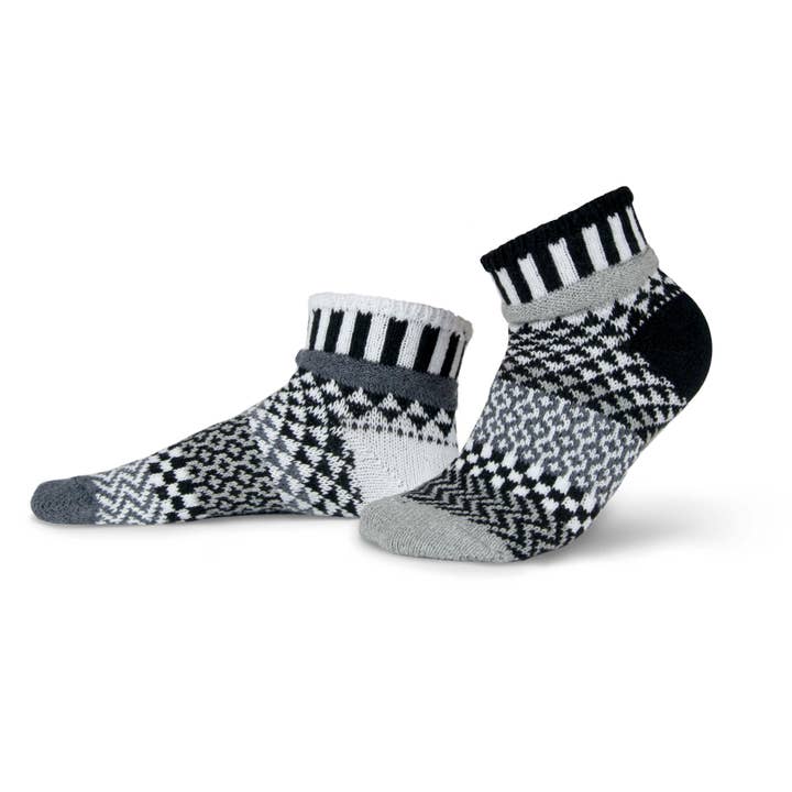 Midnight Quarter Socks for wholesale by Solmate Canada