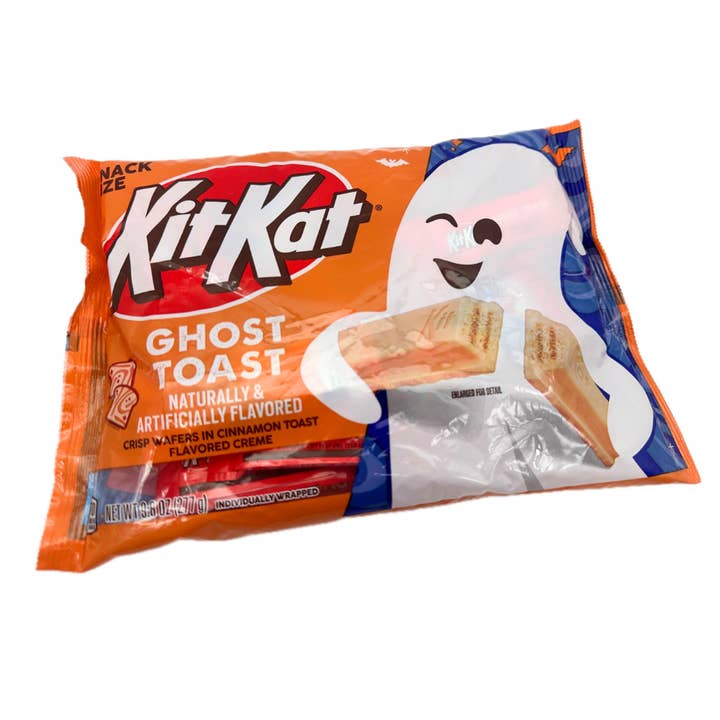 I Got Your Candy - Venta al por mayor Barrita de aperitivo - Barras Kit Kat Ghost Toast, tamaño tentempié, 9,8 onzas, 12 unidades