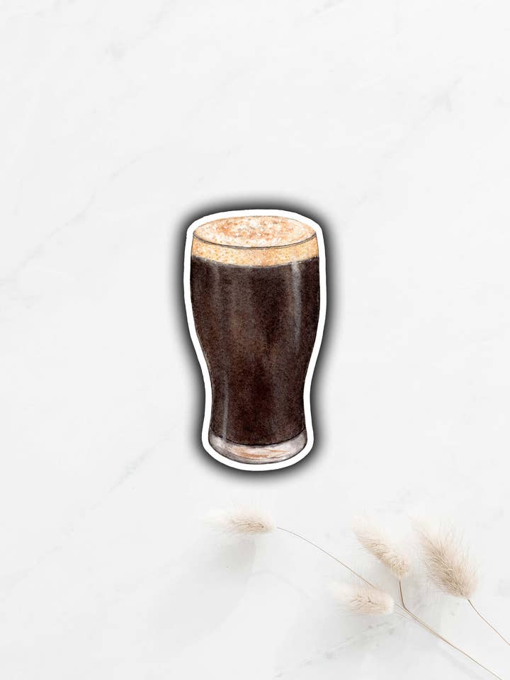 Autocollant Stout Beer pour la vente par Tammy Speed Design