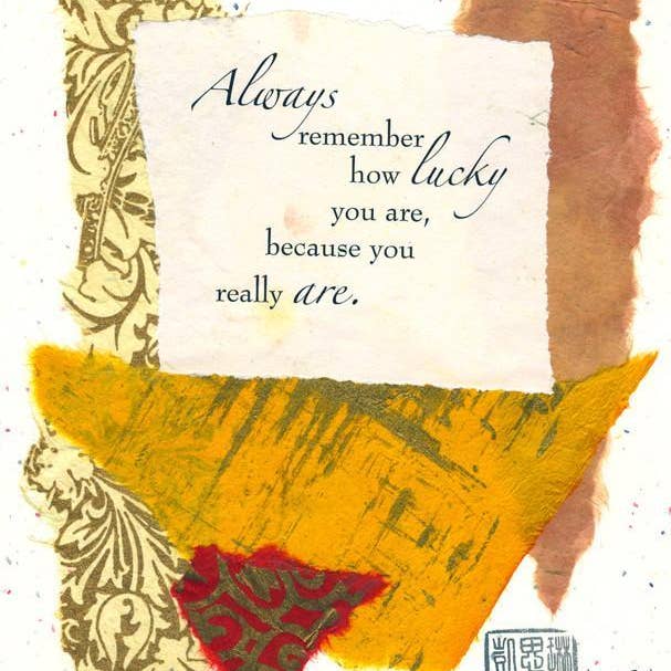 Ampersand Cards - Wholesale Art Print - Lucky (Original wall art)