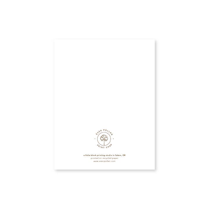 Ever Pollen Print Shop - Wholesale Friendship Card - WOOD VIOLET ENCOURAGEMENT FRIENDSHIP GREETING CARD2