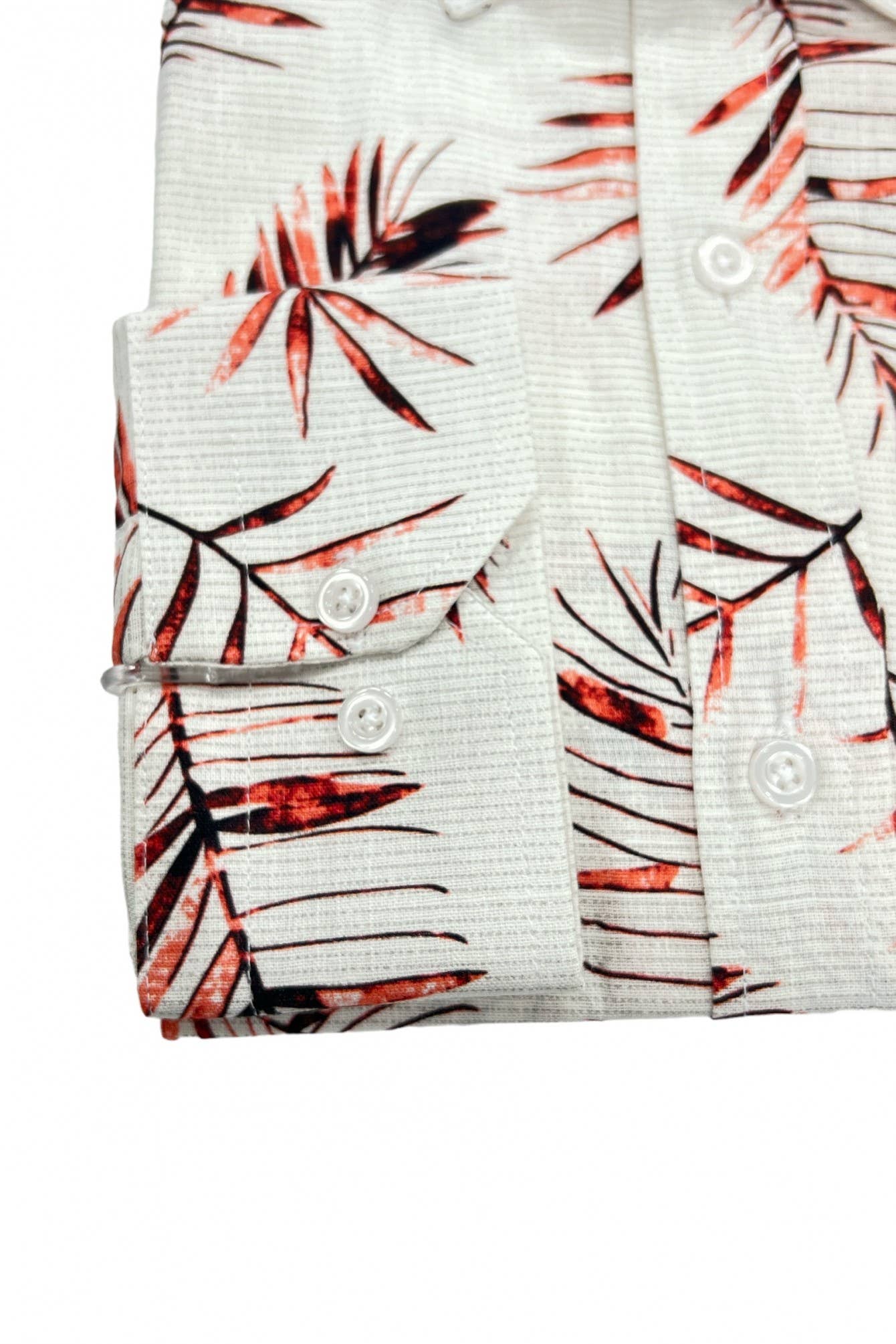 Yves Enzo - Wholesale Button Down Shirt - Men's - Patterned cotton voile shirt VOI-T272