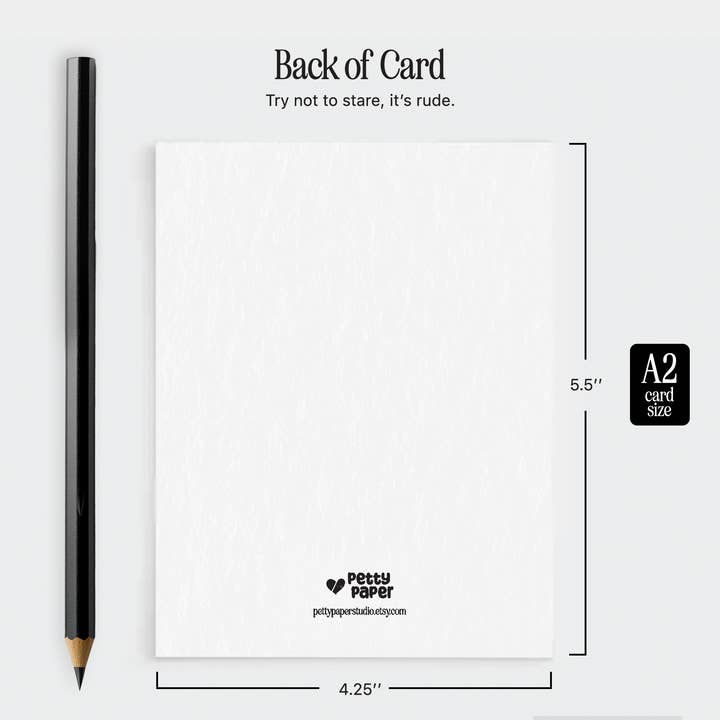 Petty Paper Studio - Wholesale Christmas Card - 'Tis the Season' Christmas Tree - A2 Holiday Greeting Card4