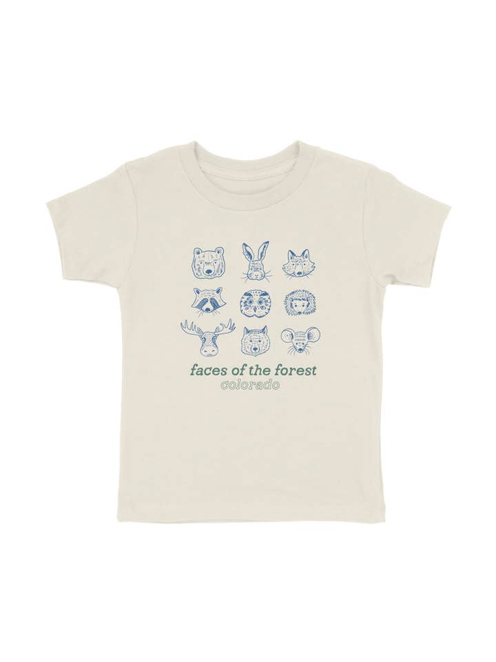 Amigos del Bosque Camiseta para Niños de Colorado para venta al por mayor de Buffalo Mountain Print + Supply