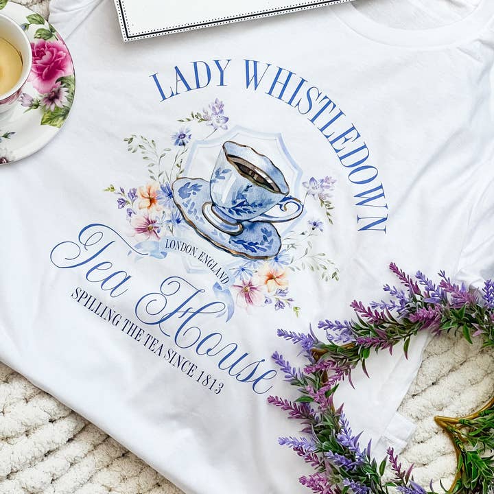 CVH DREAMY LTD - Wholesale T-Shirt (Graphic) - Women's - Lady Whistledown Shirt, Bridgerton Spill The Tea Since 1813