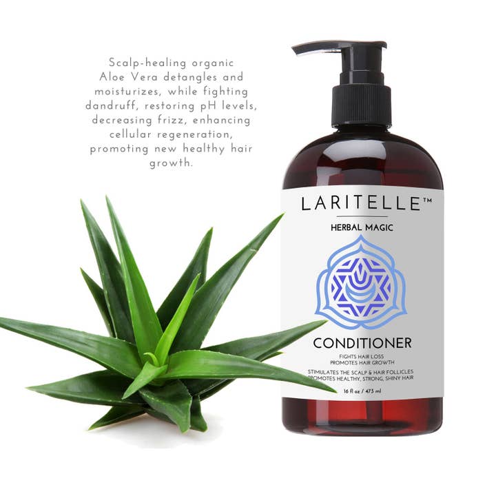 LARITELLE - Vendita all'ingrosso Balsamo per capelli - Balsamo organico non profumato Laritelle Herbal Magic 16 oz