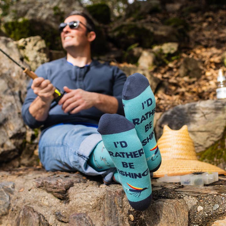 Lavley - Wholesale Socks - Unisex - I'd Rather Be Fly Fishing Socks8