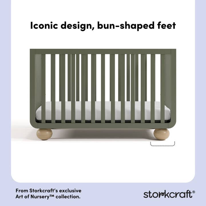 Storkcraft - Wholesale Bed - Kids & Baby - Storkcraft® Amalfi™ Deluxe 5-in-1 Convertible Crib with Bonus Toddler Guardrail40