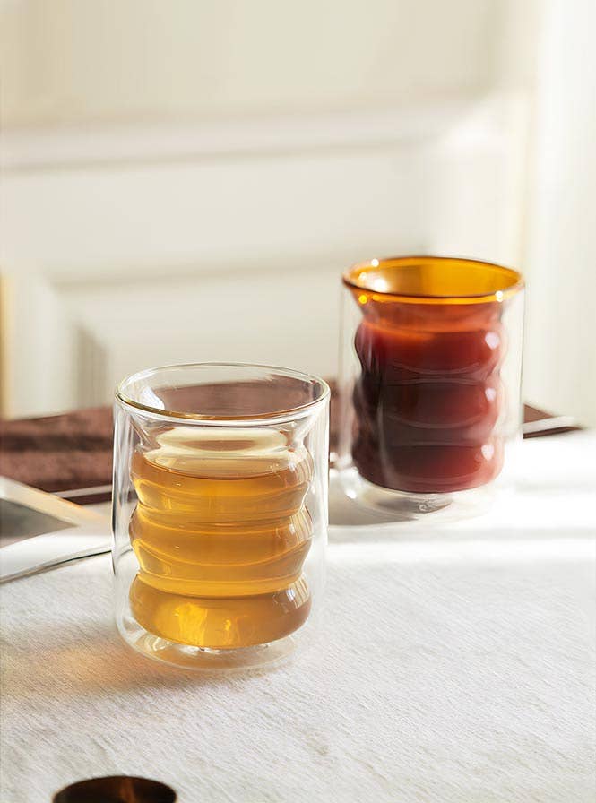 TUTU Home - Wholesale Drinking glass/cup - "Lanterne" Double-Wall Glass Cup 220ml – Borosilicate2