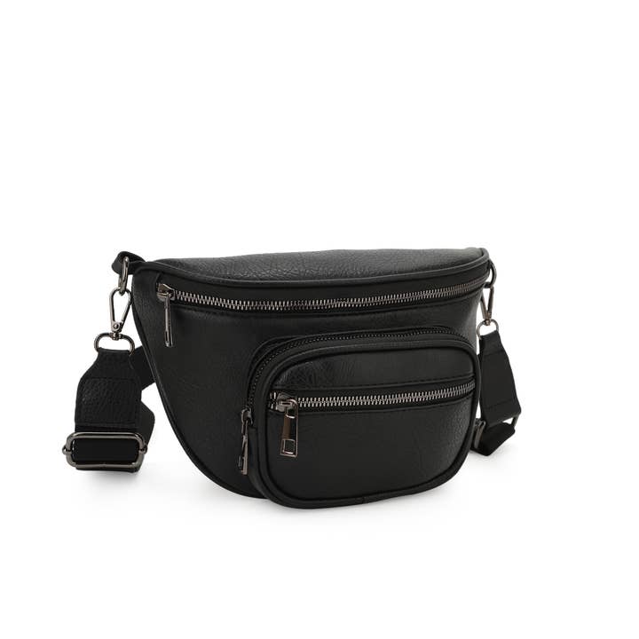 KAYLA+AVA - Wholesale Belt Bag - Women's - Loretta Multi Compartment Fanny Pack/Belt Bag/sling bag