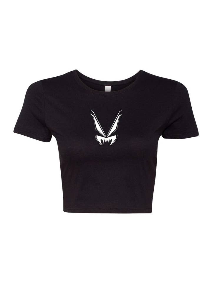 vampirefreaks - Wholesale Screen Printed T-Shirt - Women's - Broken Batwings Crop Top