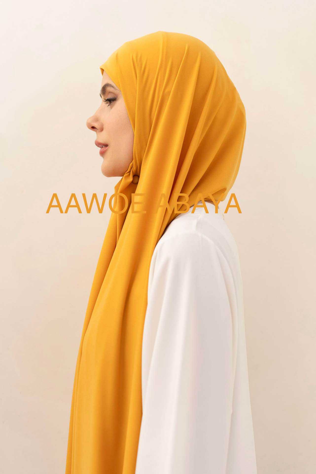 Aawoe Abaya - Wholesale Hijab - Women's - Elegant Long-Sleeve Shawl - 2484-HIJ107