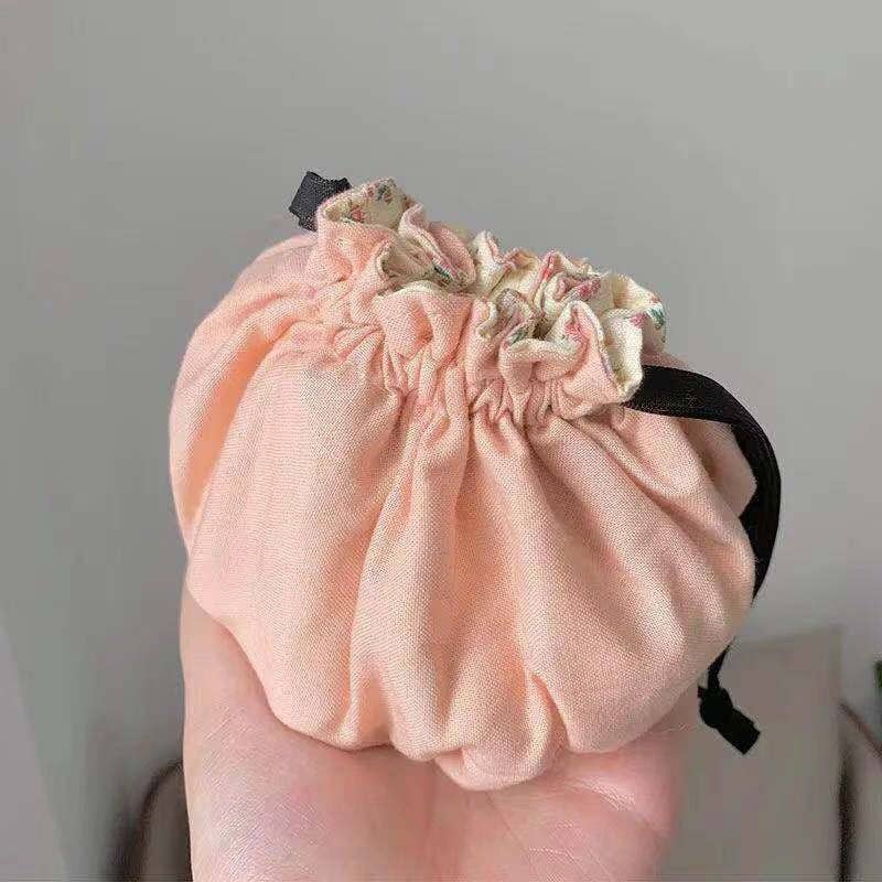 ShieldChic - Wholesale Makeup/Cosmetic Bag - Sweet Floral Drawstring Make Up Bag2