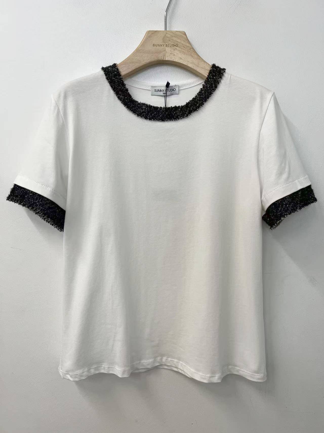 Black Women's Sleek T-shirt for wholesale on Faire1