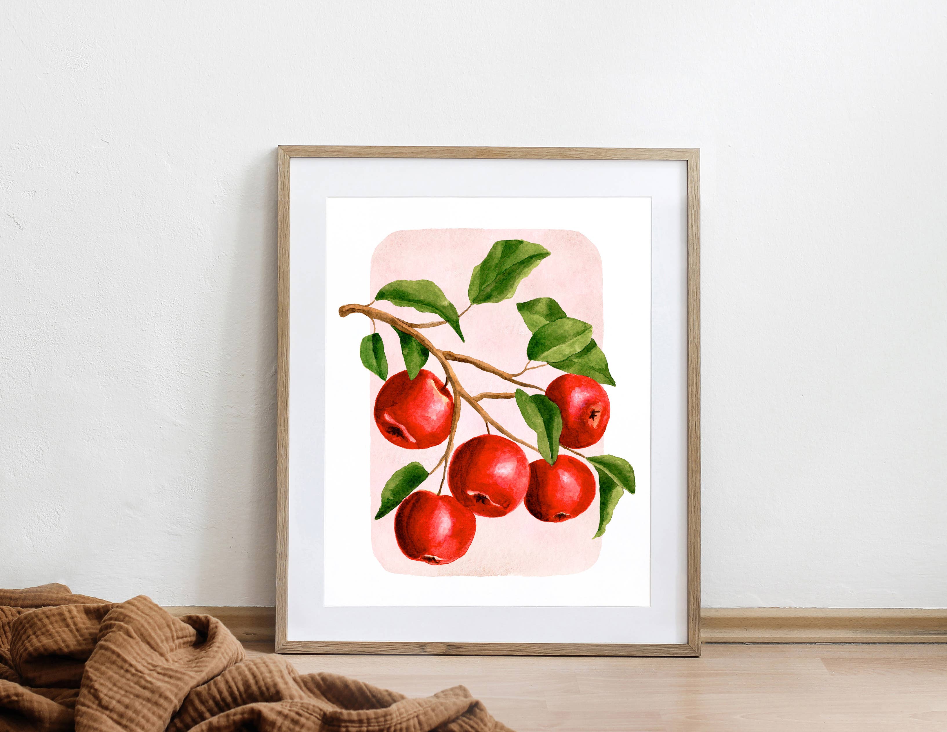 NorthHouse Creative Co. - Wholesale Art Print - Apples Watercolor Print5