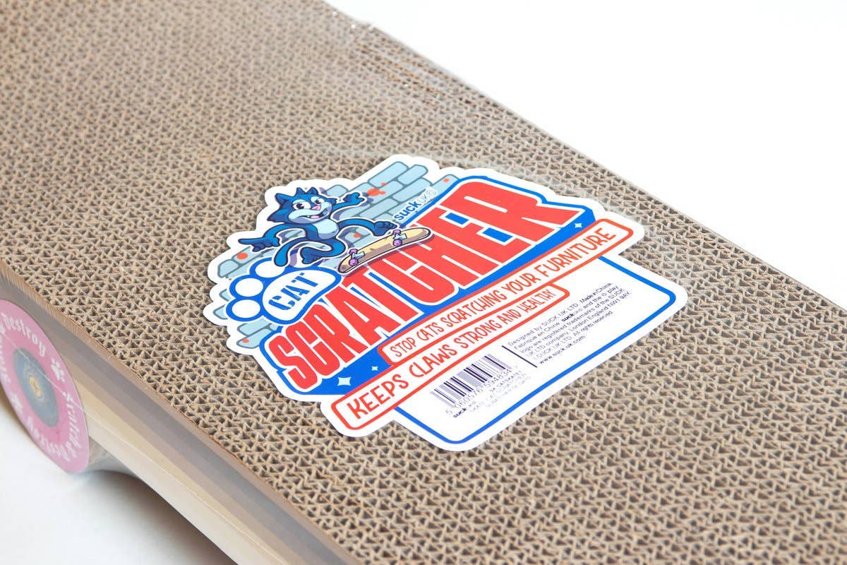 SUCK UK – wholesale Pet scratcher – Cat – Cat Scratch Skateboard – a scratch toy they’ll ‘wheely’ love3