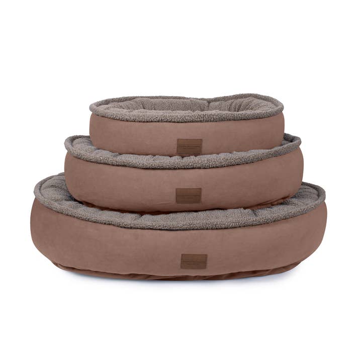 Carolina Pet Company - Wholesale Pet Bed - Dog - Microfiber and Tipped Berber Round Comfy Cup Dog Bed3
