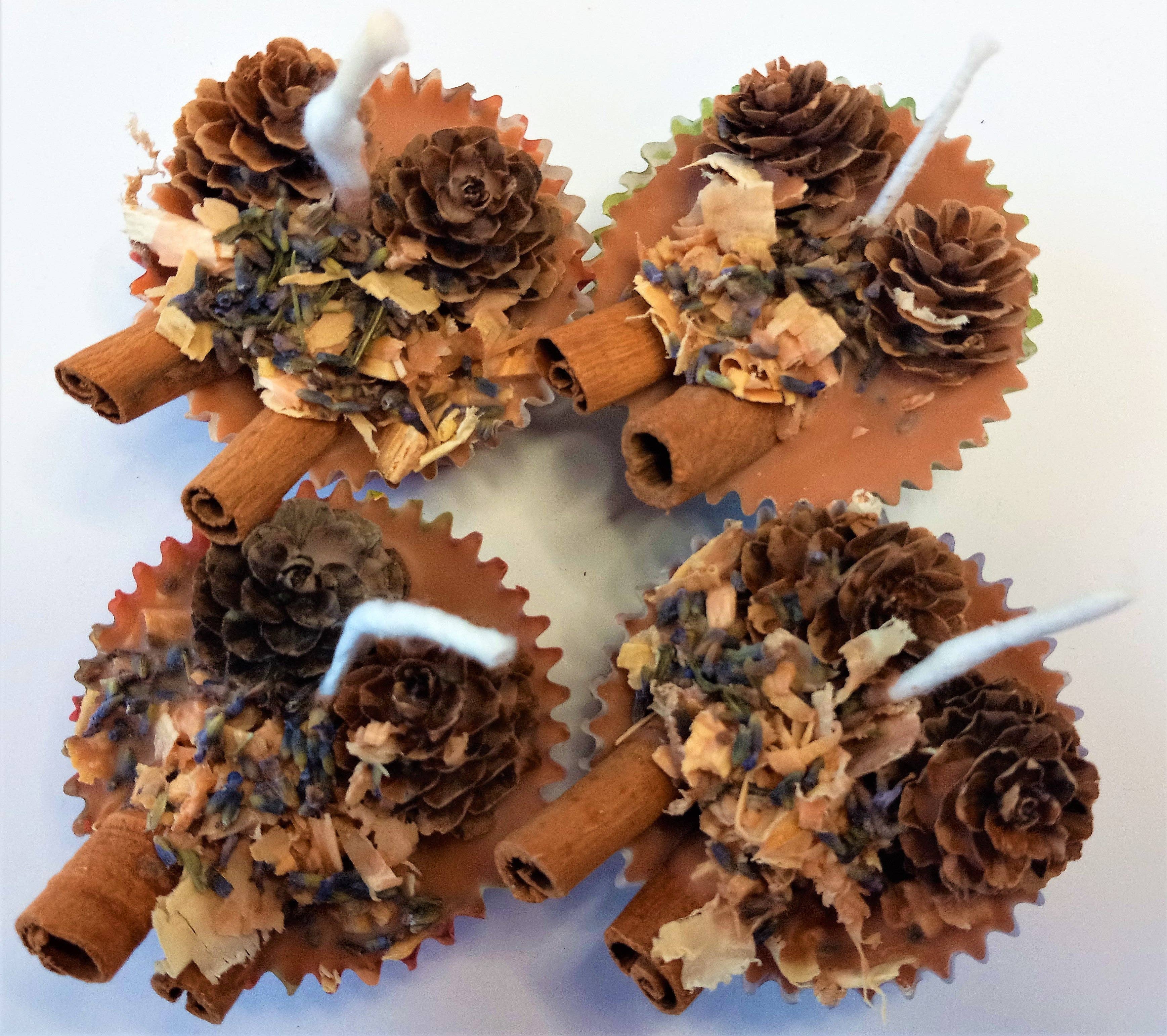 Cozy Home Wax Company - Wholesale Wax Melt - Cinnamon Pinecone Wax Fire Starter 2.3oz1