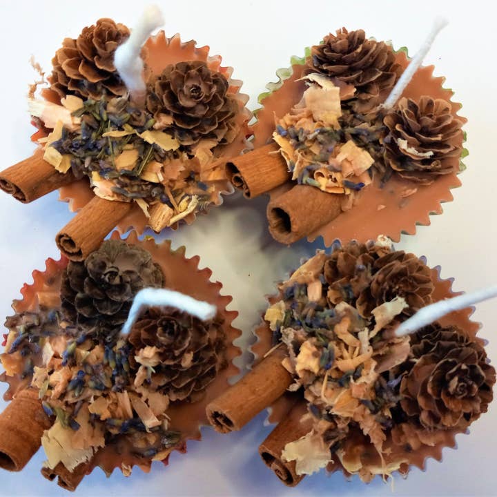 Cozy Home Wax Company - Wholesale Wax Melt - Cinnamon Pinecone Wax Fire Starter 2.3oz1