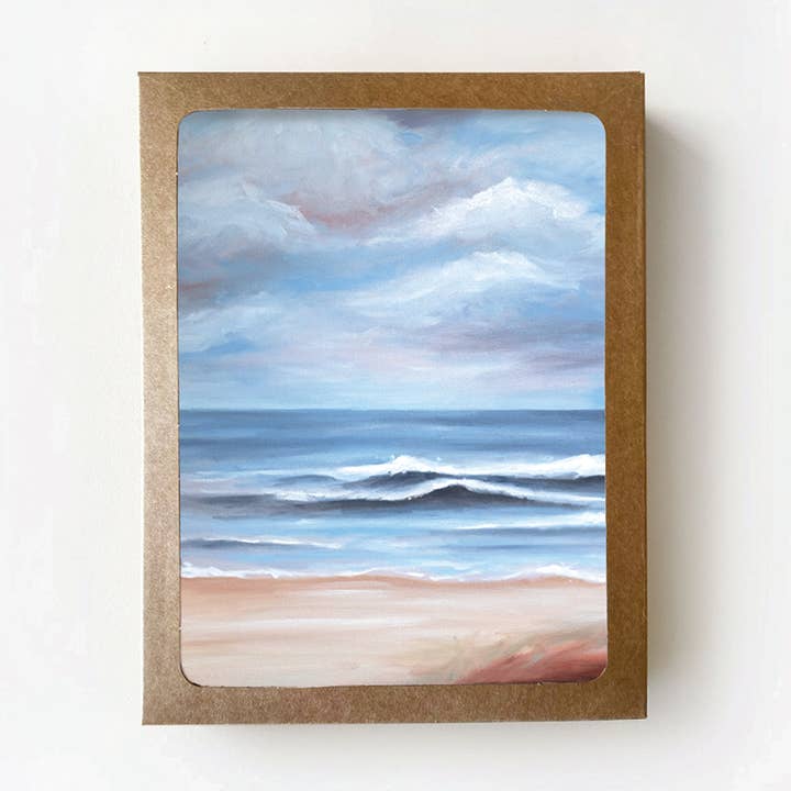 Havsvertikal scen Box Set med Gratulationskort för wholesale av Jessica Frasz Studio