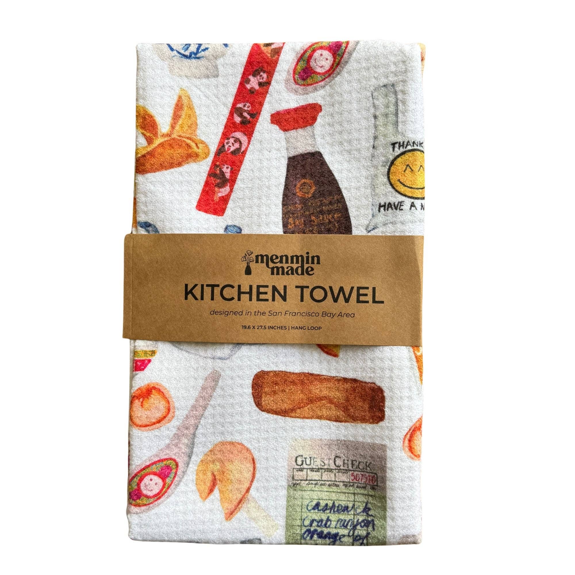 Menmin Made - Wholesale Tea Towel - Chinese Takeout Restaurant Kitchen Towel5