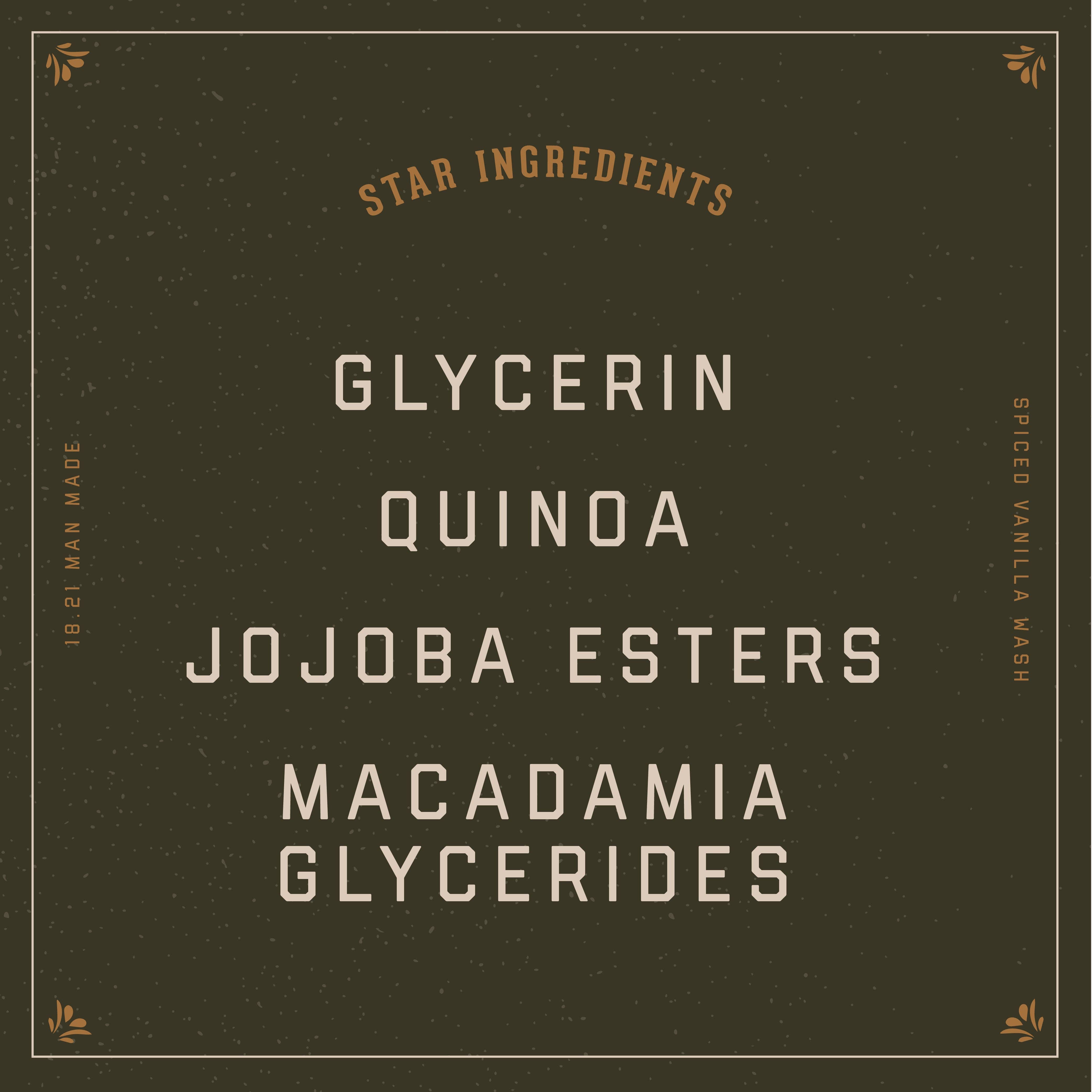 18.21 Man Made - Vente Shampoing et gel douche 2 en 1 - Homme - Savon artisanal à la vanille épicée6