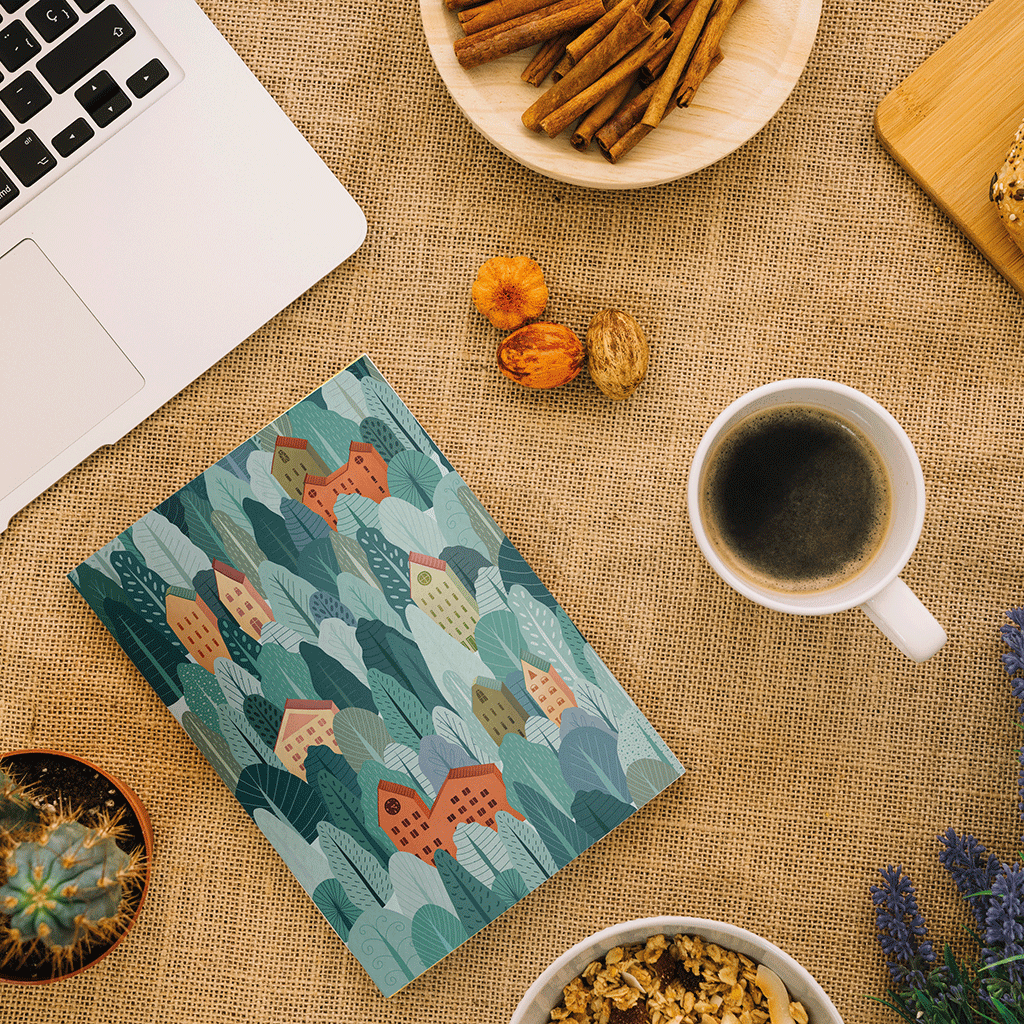 Maison Joliette – Großhandel Notizblöcke – A6-Notizbuch – Wind in den Gipfeln6