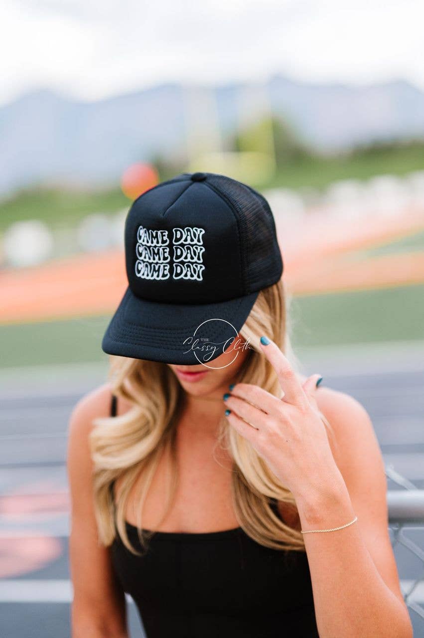The Classy Cloth WS - Wholesale Trucker Hat - Women's - Embroidered Trucker Hat - Game Day RTS5