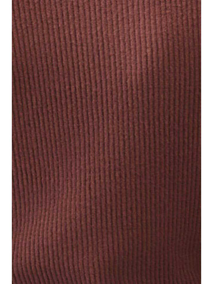 Final Touch – Engroshandel Strikket top - Dame – Børstet Ribbet Surplice Langærmet Top - NT3154112