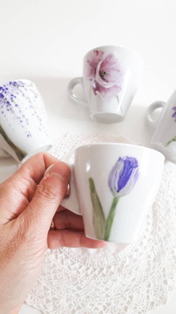 Lisa's Fairy - Wholesale Coffee Mug - Set of 6 Coffee Cups, Floral Coffee Cups9