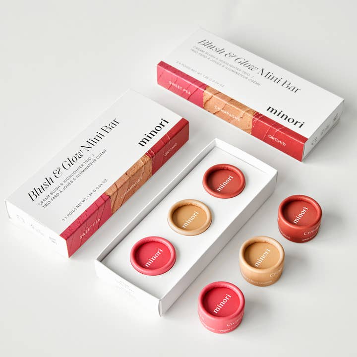 Minori - Wholesale Blush - Blush & Glow Mini Bar - Zero Waste Gift Set
